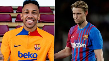 Chelsea Transfer News: Barcelona Duo Frenkie de Jong, Pierre-Emerick Aubameyang on Blues' Radar